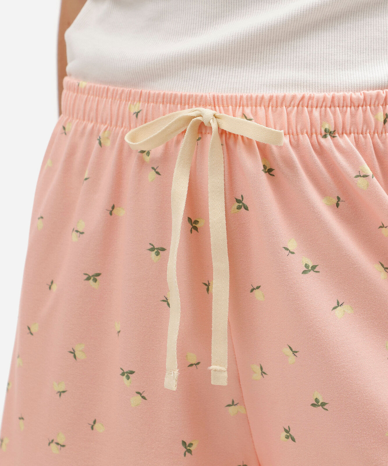 short de pijama feminino estampado avulso rosa