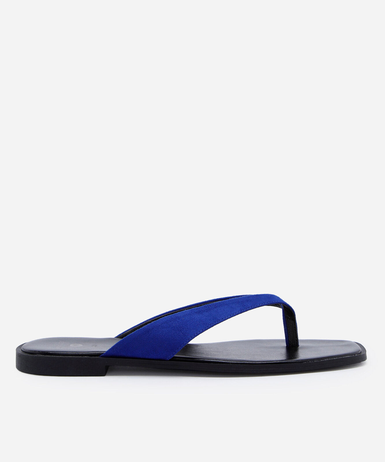 rasteirinha bico quadrado mindset azul