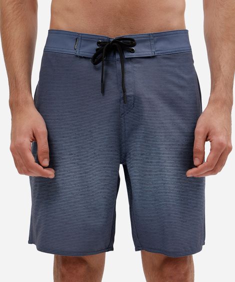 short boardshort masculino degradê listrado azul