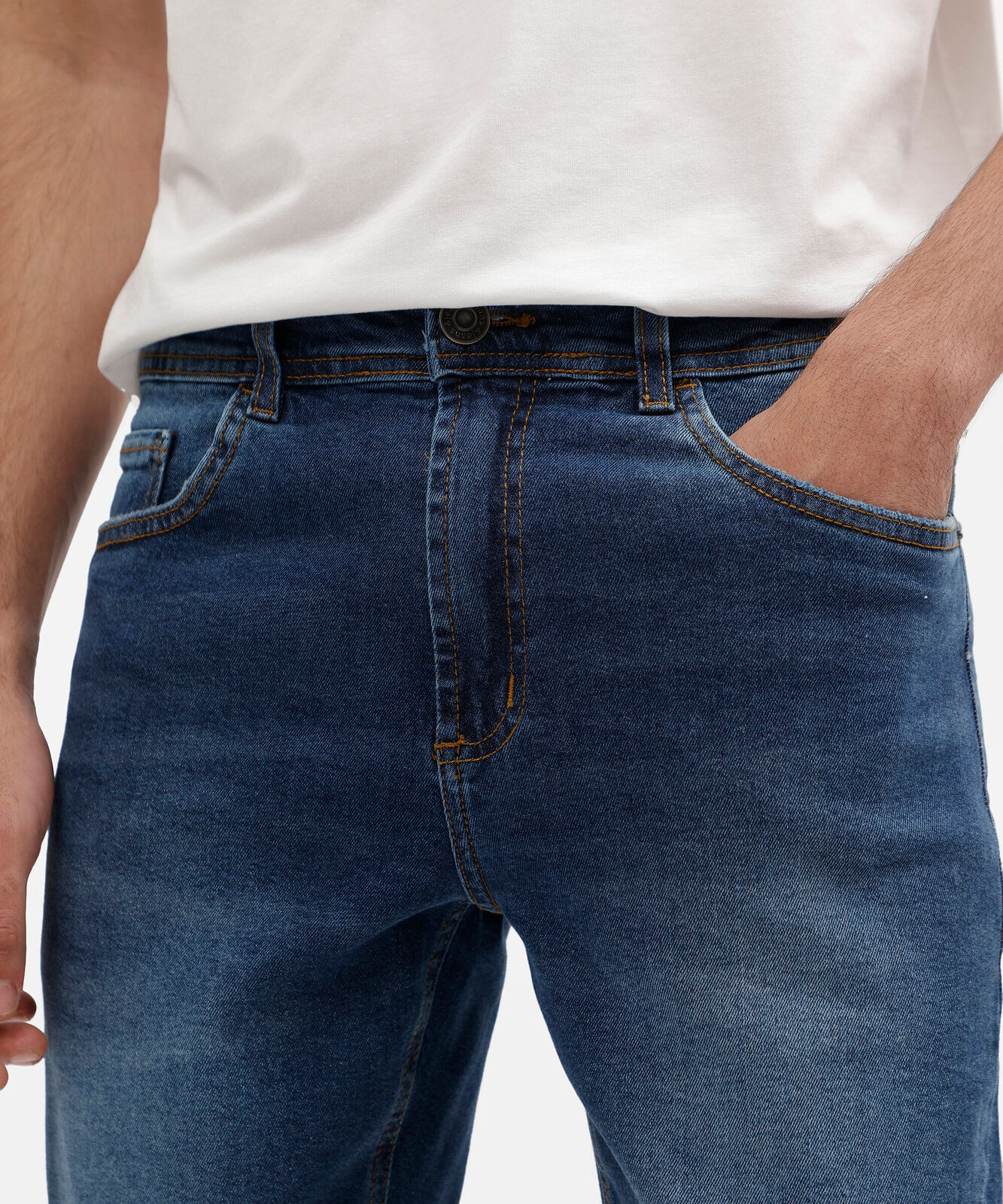 calça skinny masculina jeans destroyed azul