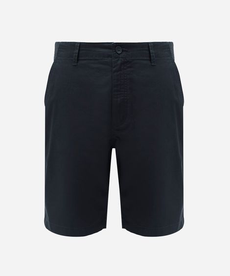 bermuda masculina reta chino azul