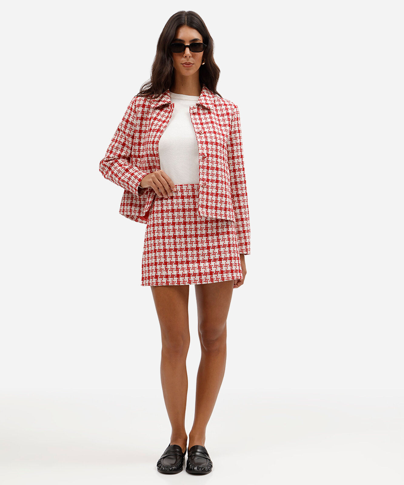 suéter feminino de tricot gola redonda off white
