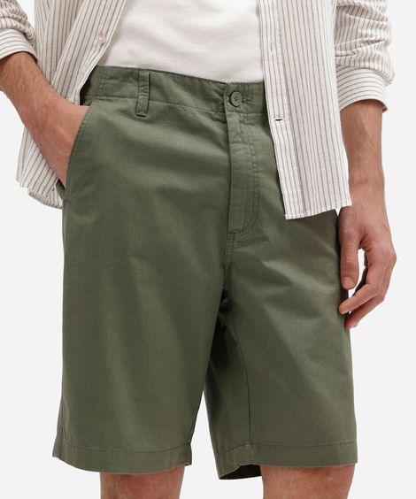bermuda masculina reta chino verde