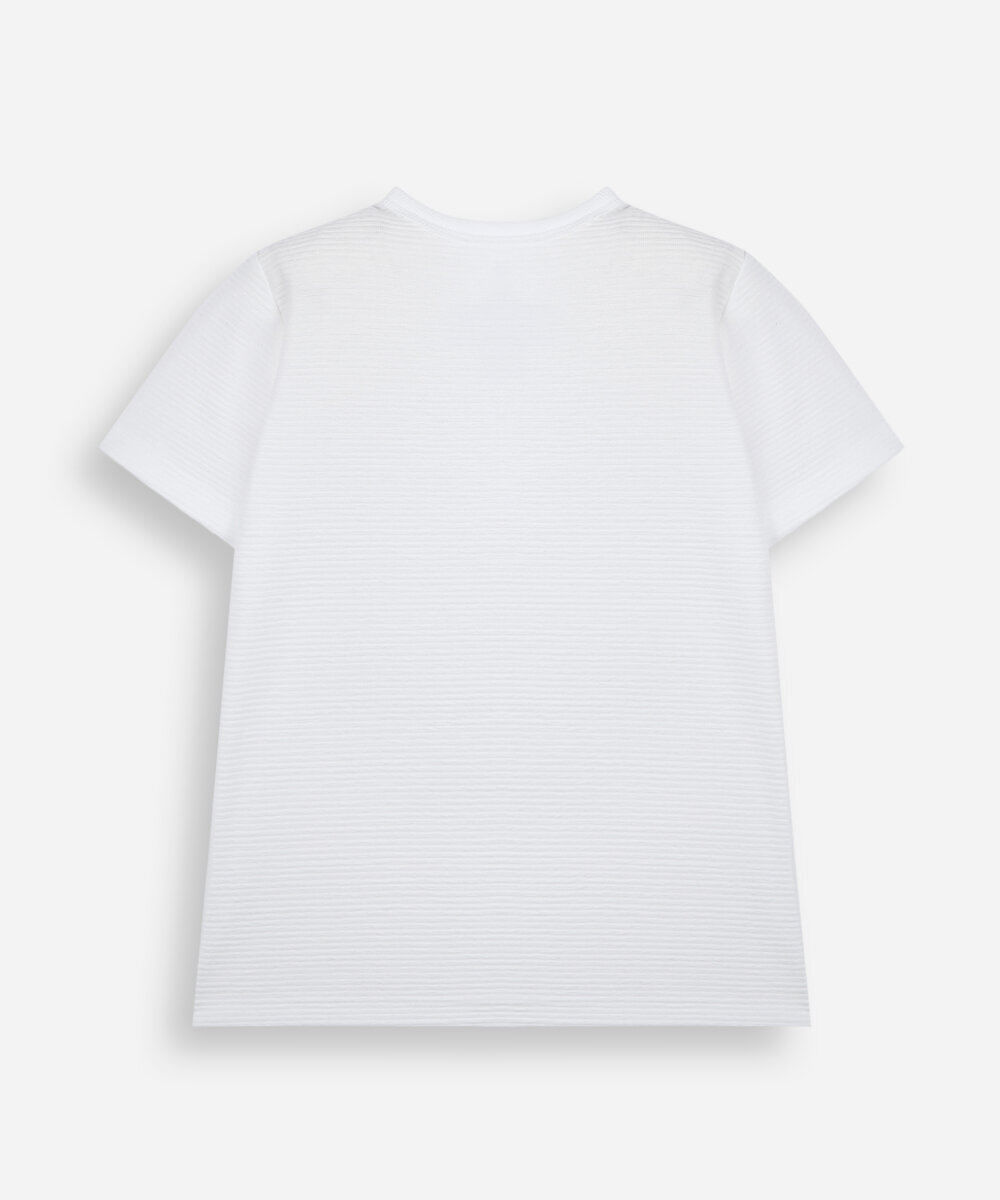 camiseta infantil com algodão manga curta playstation off white