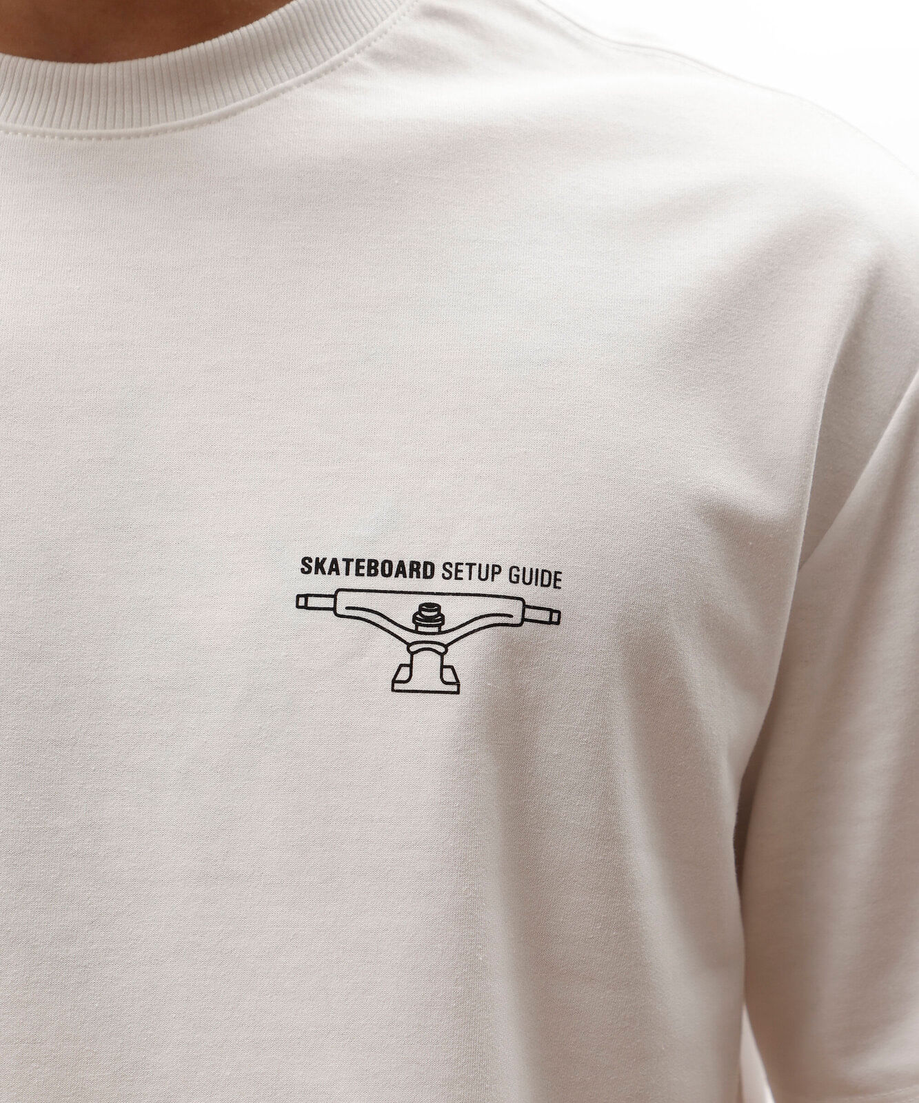 camiseta masculina com algodão manga curta estampada off white