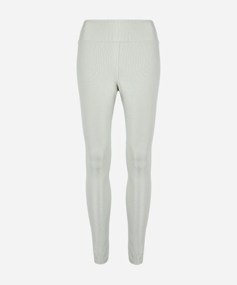 calça legging esportiva juvenil de poliamida com bolso verde