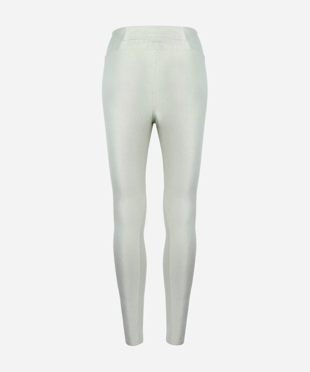 calça legging esportiva juvenil de poliamida com bolso verde