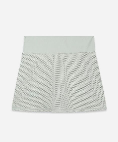 short saia infantil esportiva texturizado verde