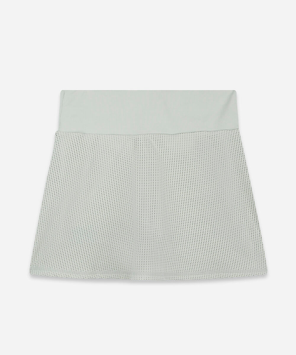 short saia infantil esportiva texturizado verde