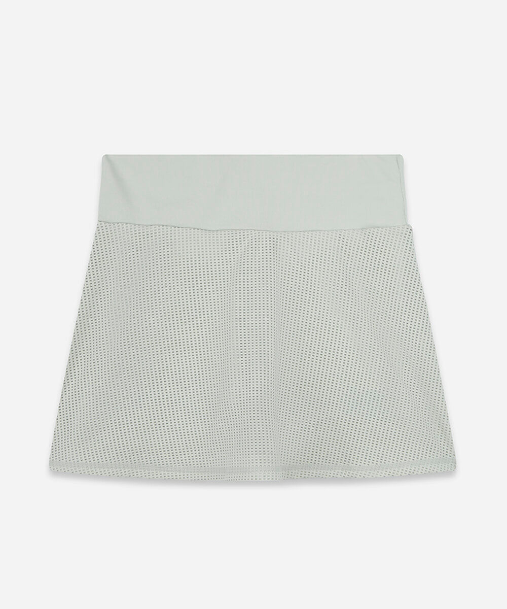 short saia infantil esportiva texturizado verde