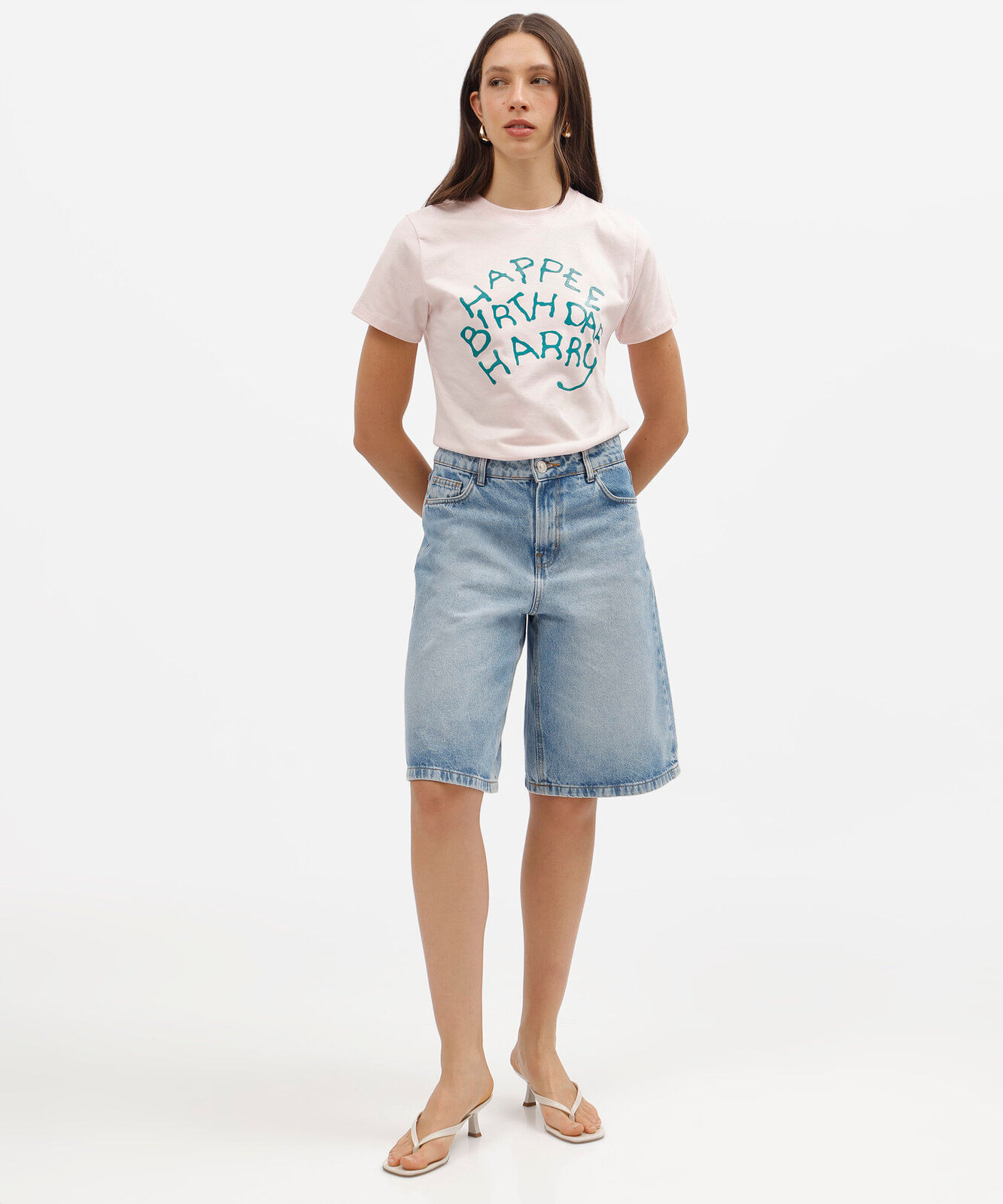 camiseta feminina de algodão manga curta harry potter rosa
