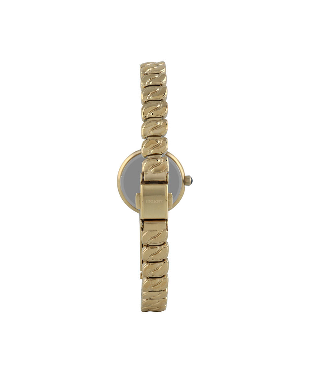relógio feminino orient fgss0213 b1kx analógico dourado