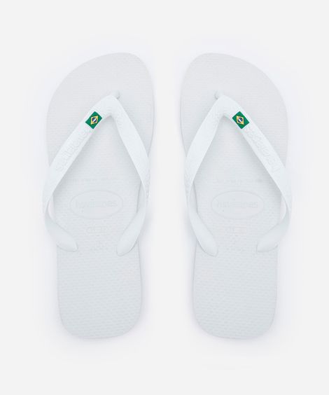 chinelo flip flop feminino havaianas branco