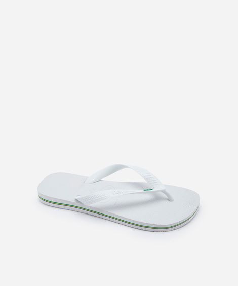 chinelo flip flop feminino havaianas branco