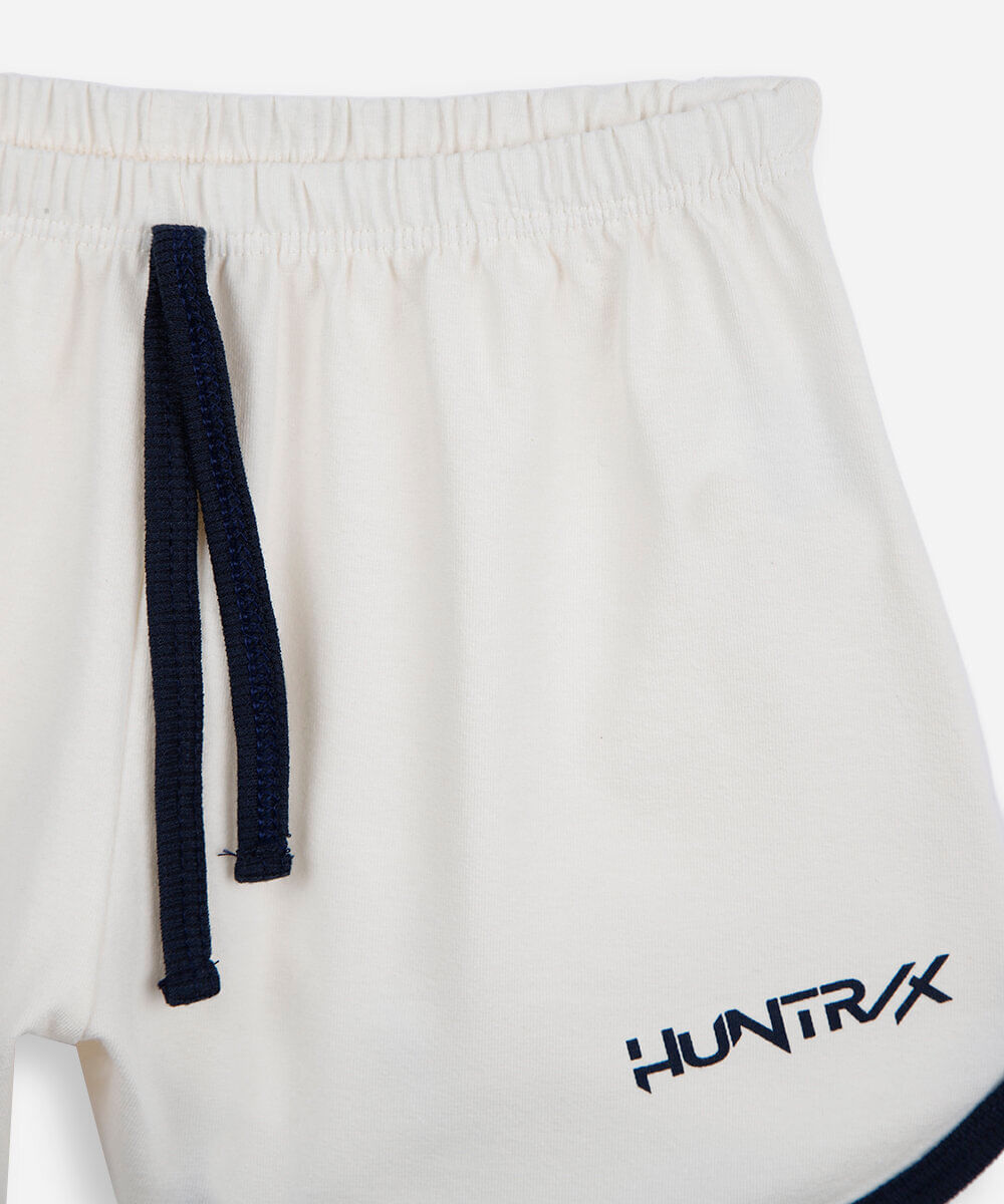 pijama curto infantil de algodão guerreiras kpop off white