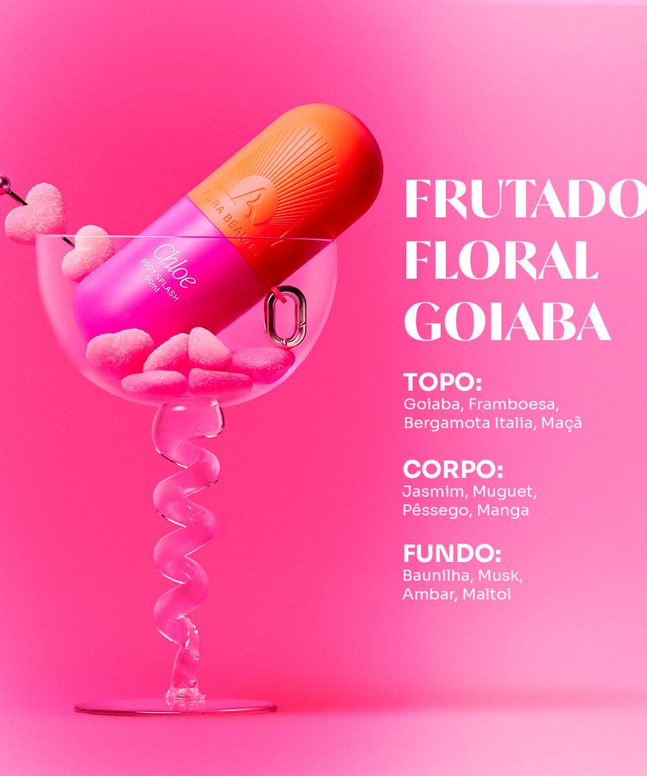 musas de aura body splash desodorante colônia chloe 90ml