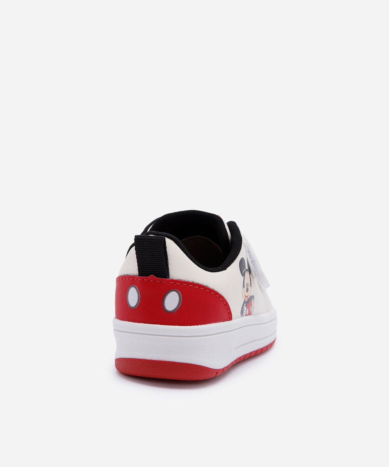 tênis infantil com velcro julia faria e mickey e amigos off white