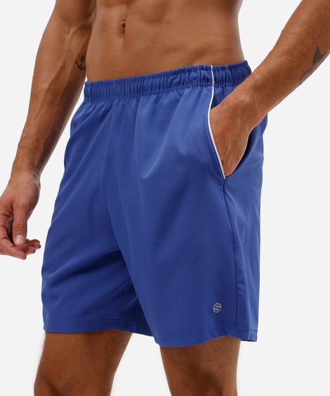 bermuda esportiva masculina ergonomic flex azul