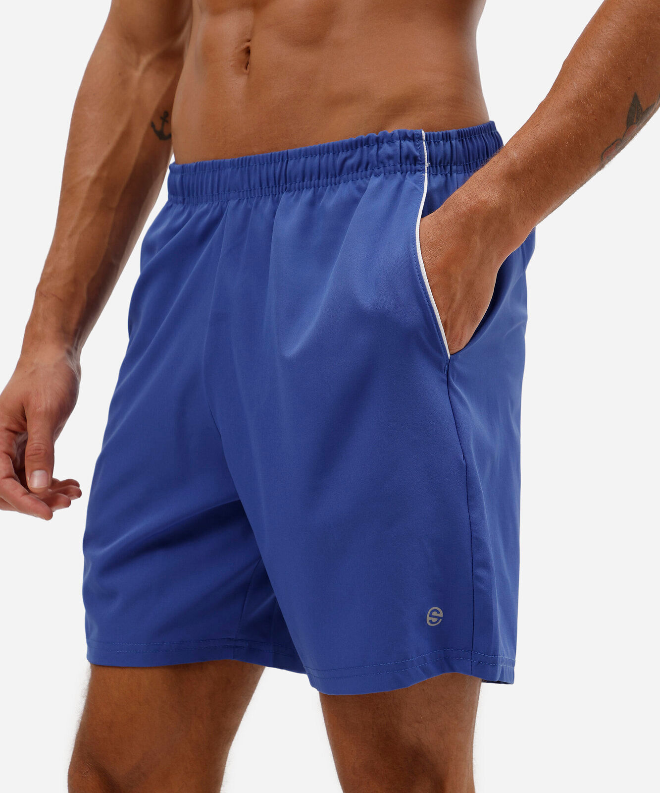 bermuda esportiva masculina ergonomic flex azul
