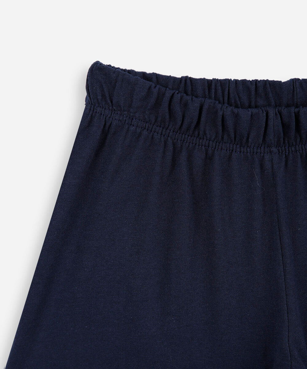 pijama curto infantil de algodão patrulha canina azul