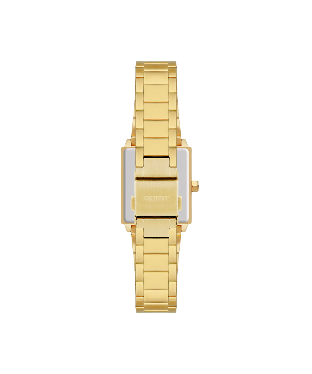 relógio feminino orient lgss0080 c1kx analógico dourado