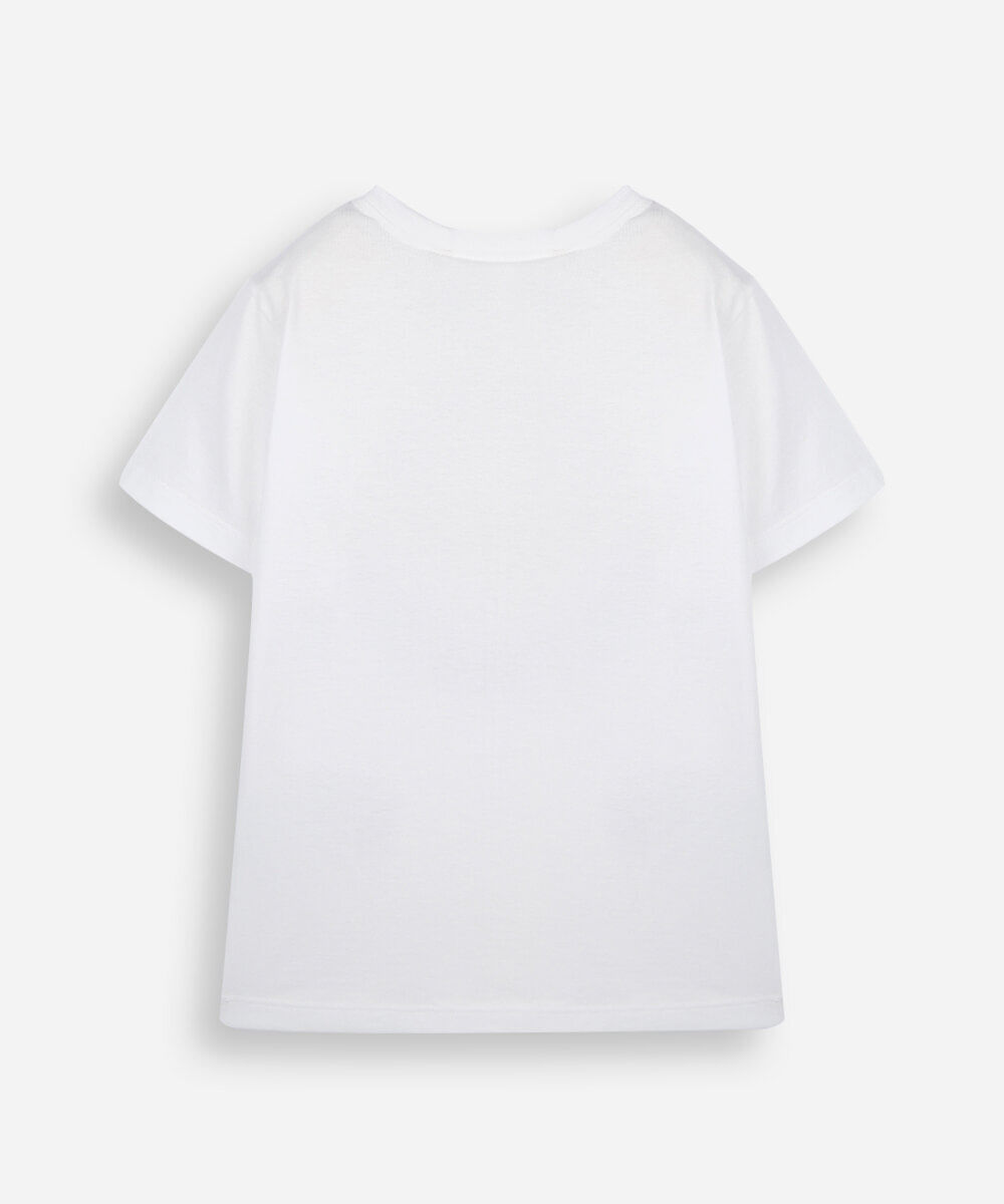 camiseta infantil de algodão manga curta hot wheels com brinde off white