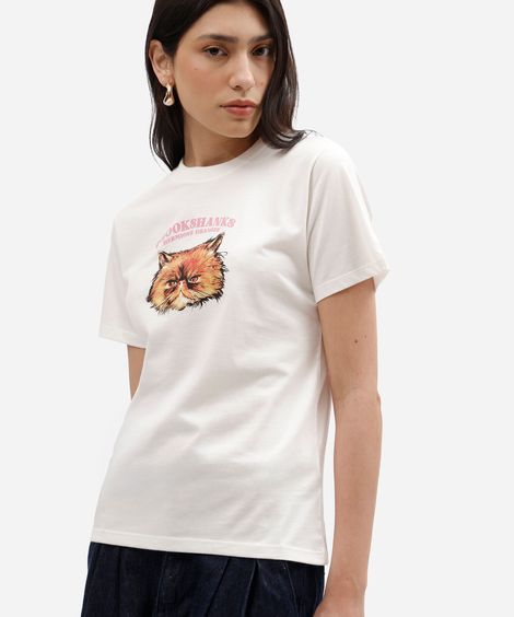 camiseta infantil de algodão manga curta harry potter off white