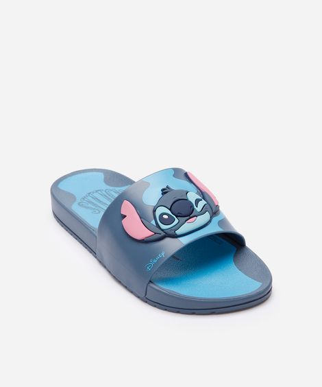 chinelo slide infantil azul