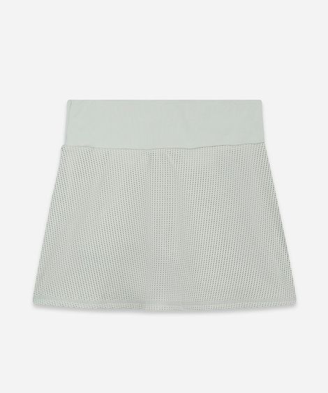 short saia infantil esportiva texturizado verde