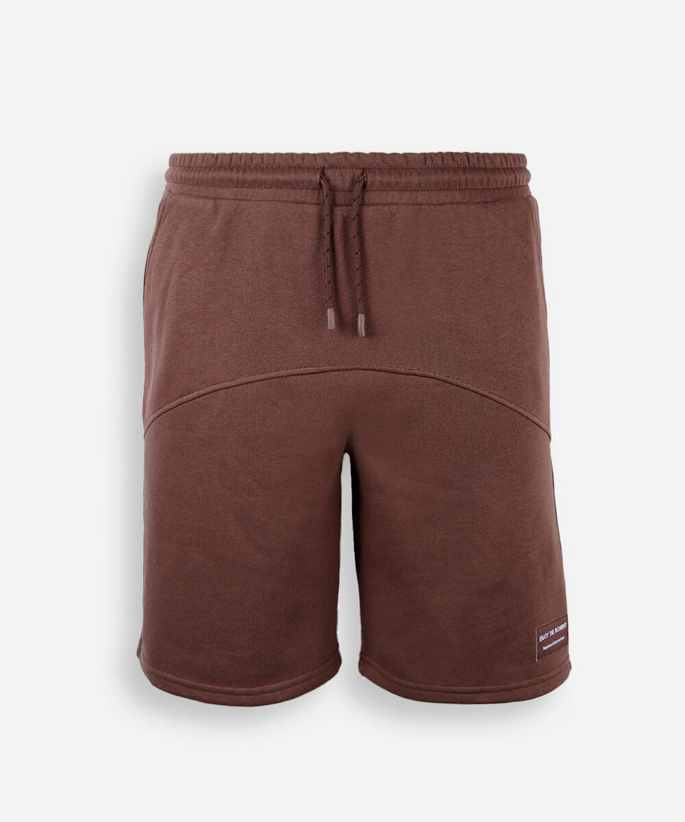 short juvenil moletom marrom