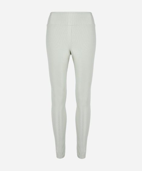 calça legging esportiva juvenil de poliamida com bolso verde