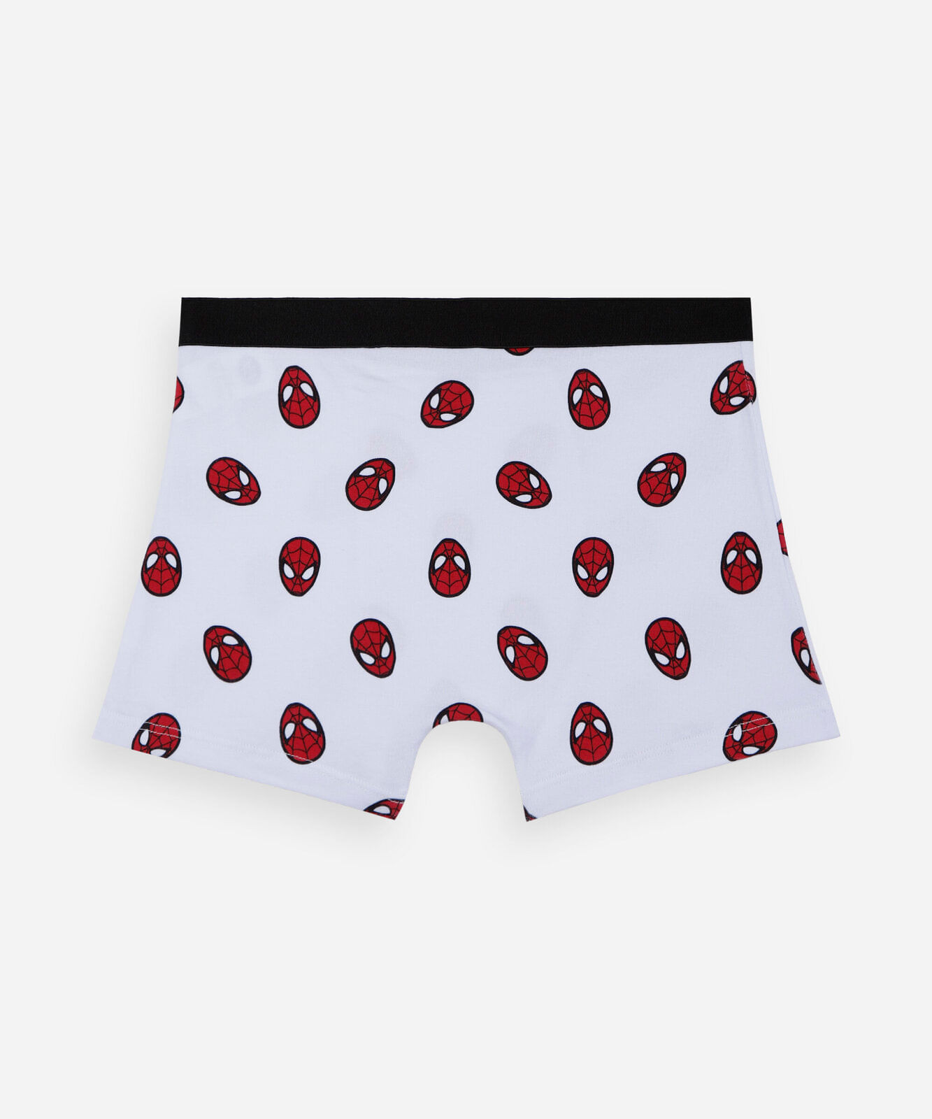 kit de 2 cuecas boxer infantis de algodão homem aranha colorido