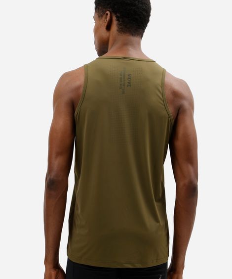 regata slim masculina de poliamida esportiva verde