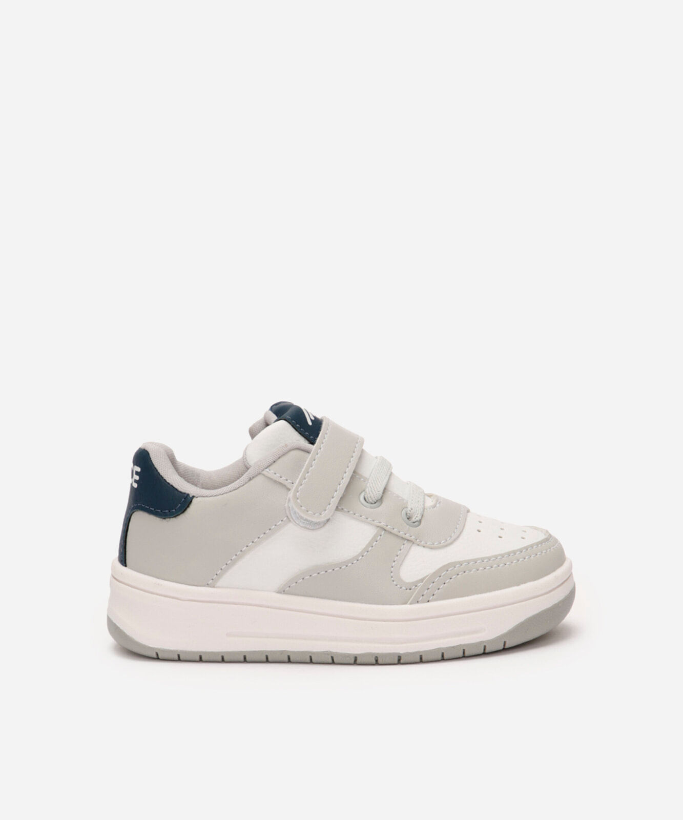 tênis infantil com velcro cinza