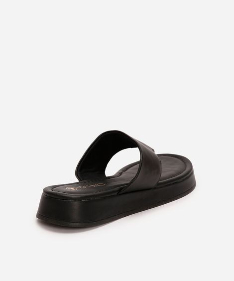 rasteirinha flatform de dedo via uno preto