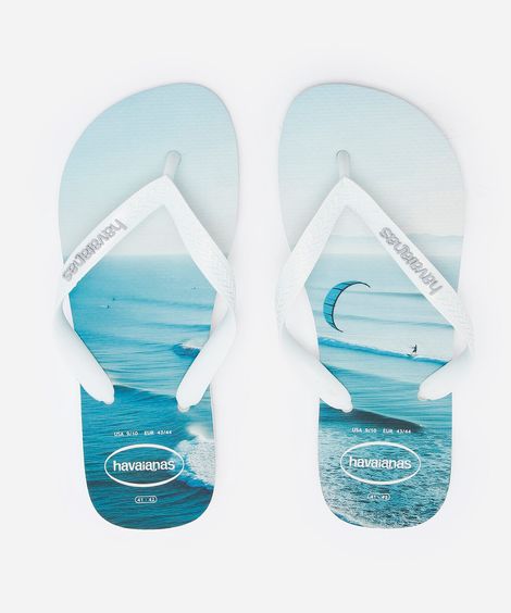 chinelo masculino havaianas surfer azul