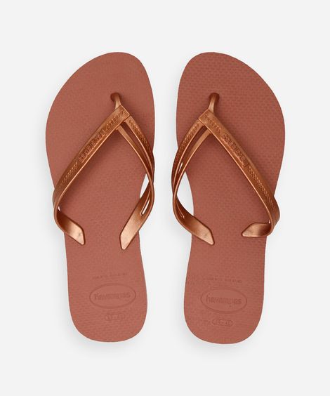 chinelo havaianas elegance rosa