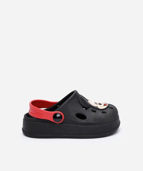 babuche infantil mickey preto