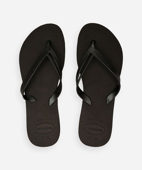 chinelo havaianas elegance preto