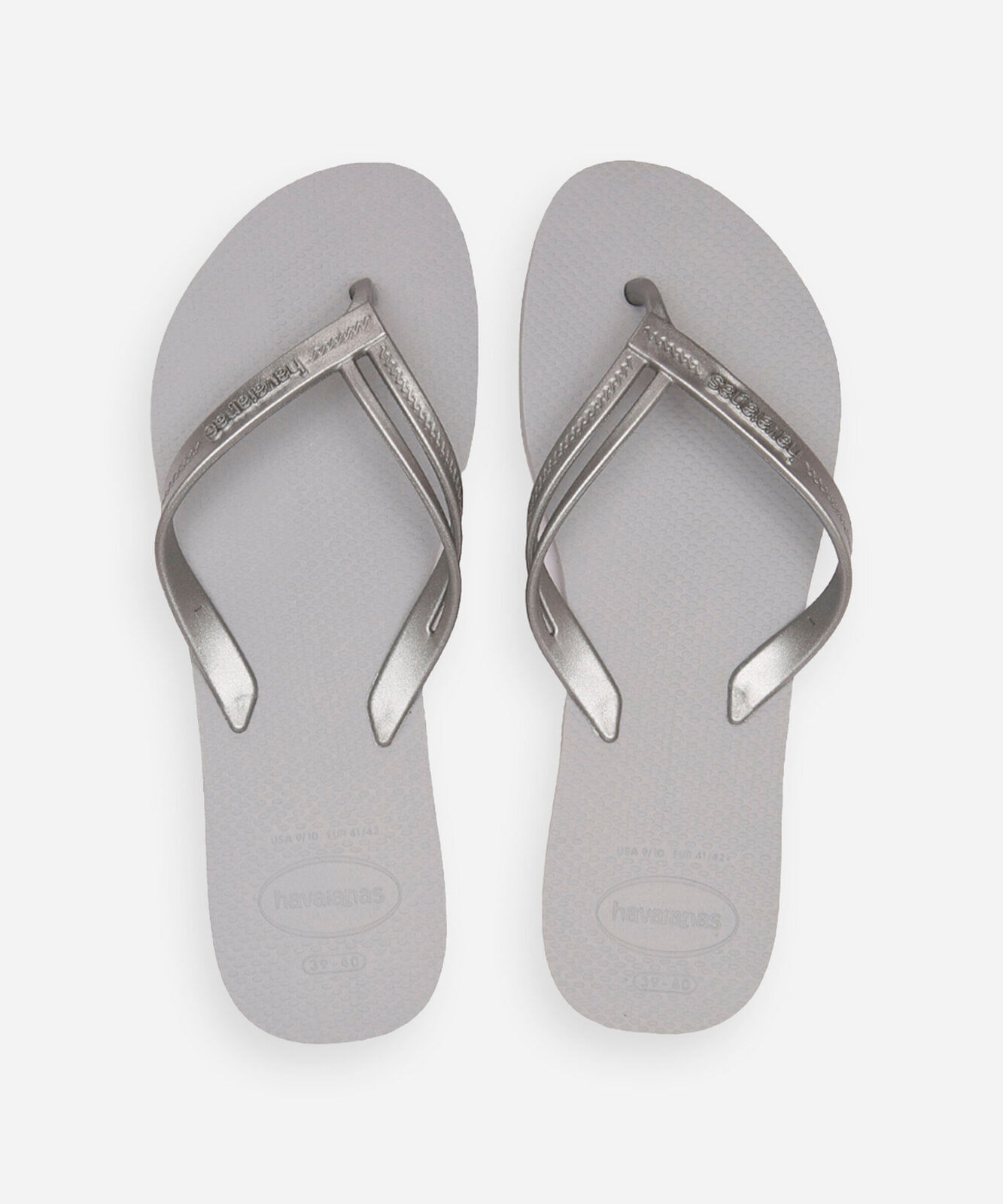chinelo havaianas elegance cinza