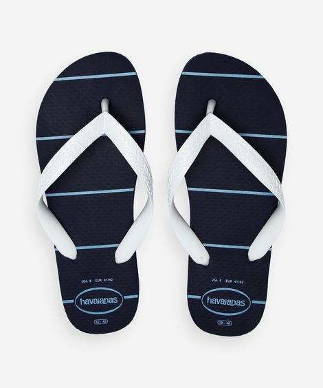 chinelo havaianas essential azul marinho