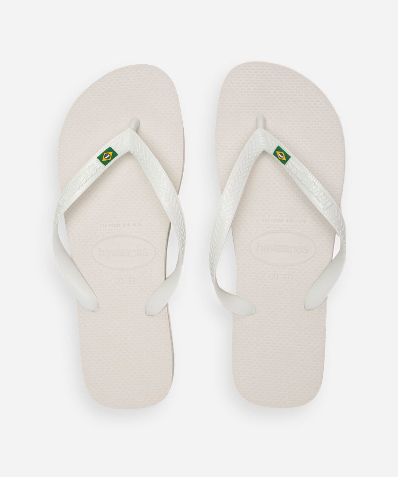chinelo havaianas brasil branco