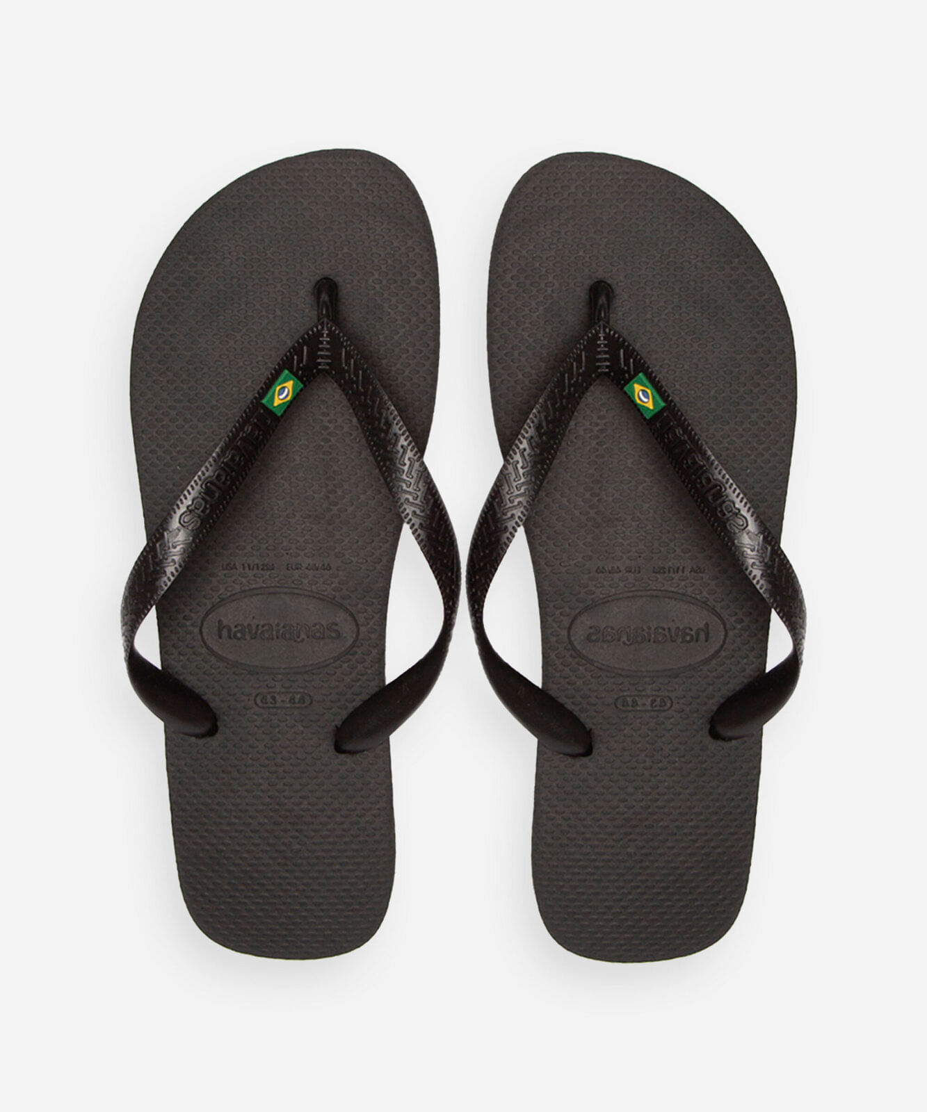 chinelo havaianas brasil preto