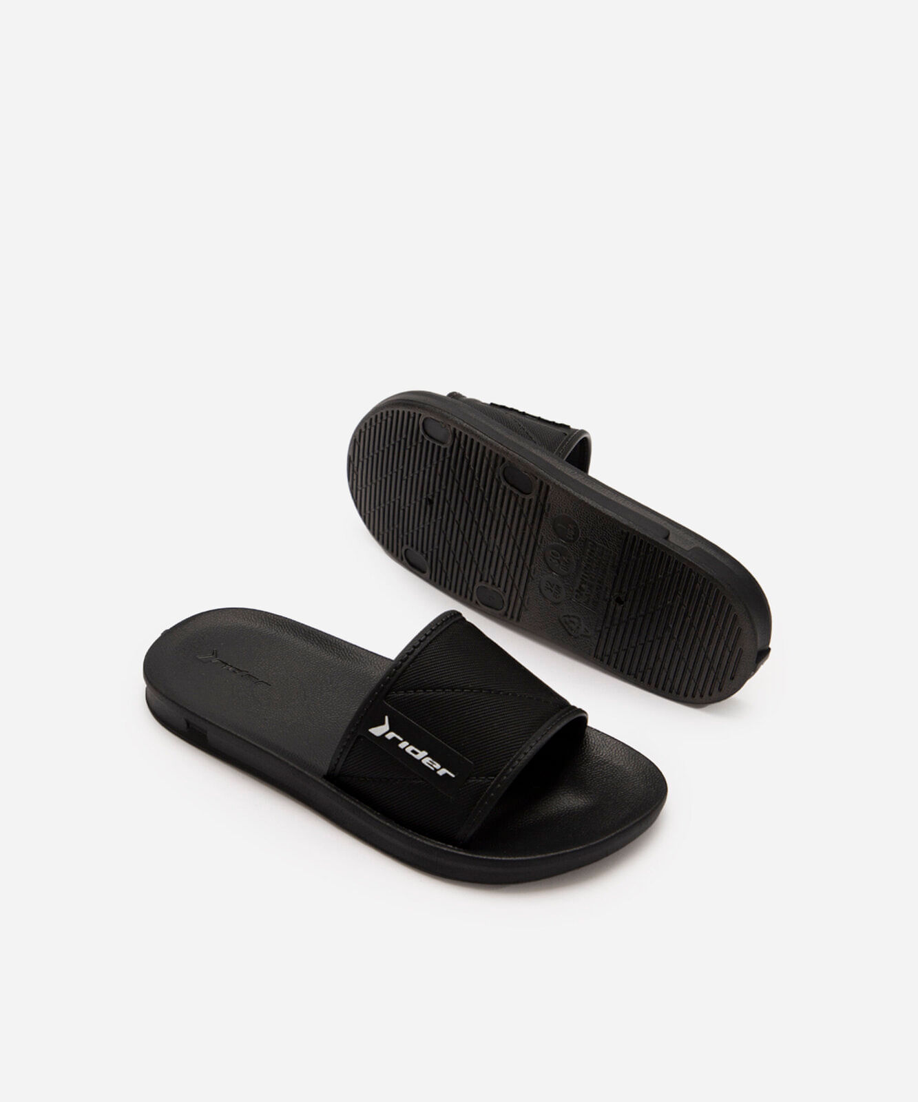 chinelo infantil slide drip rider  preto