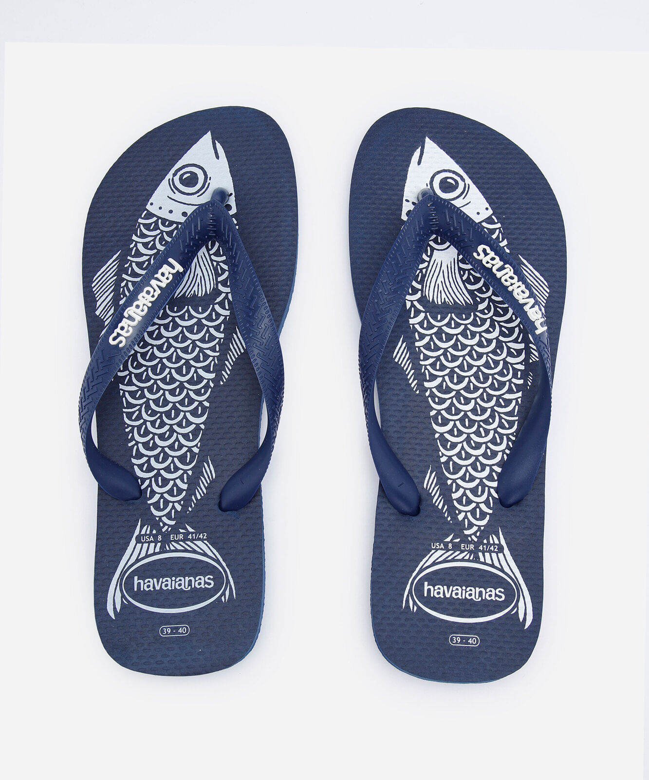 chinelo havaianas top náutica azul