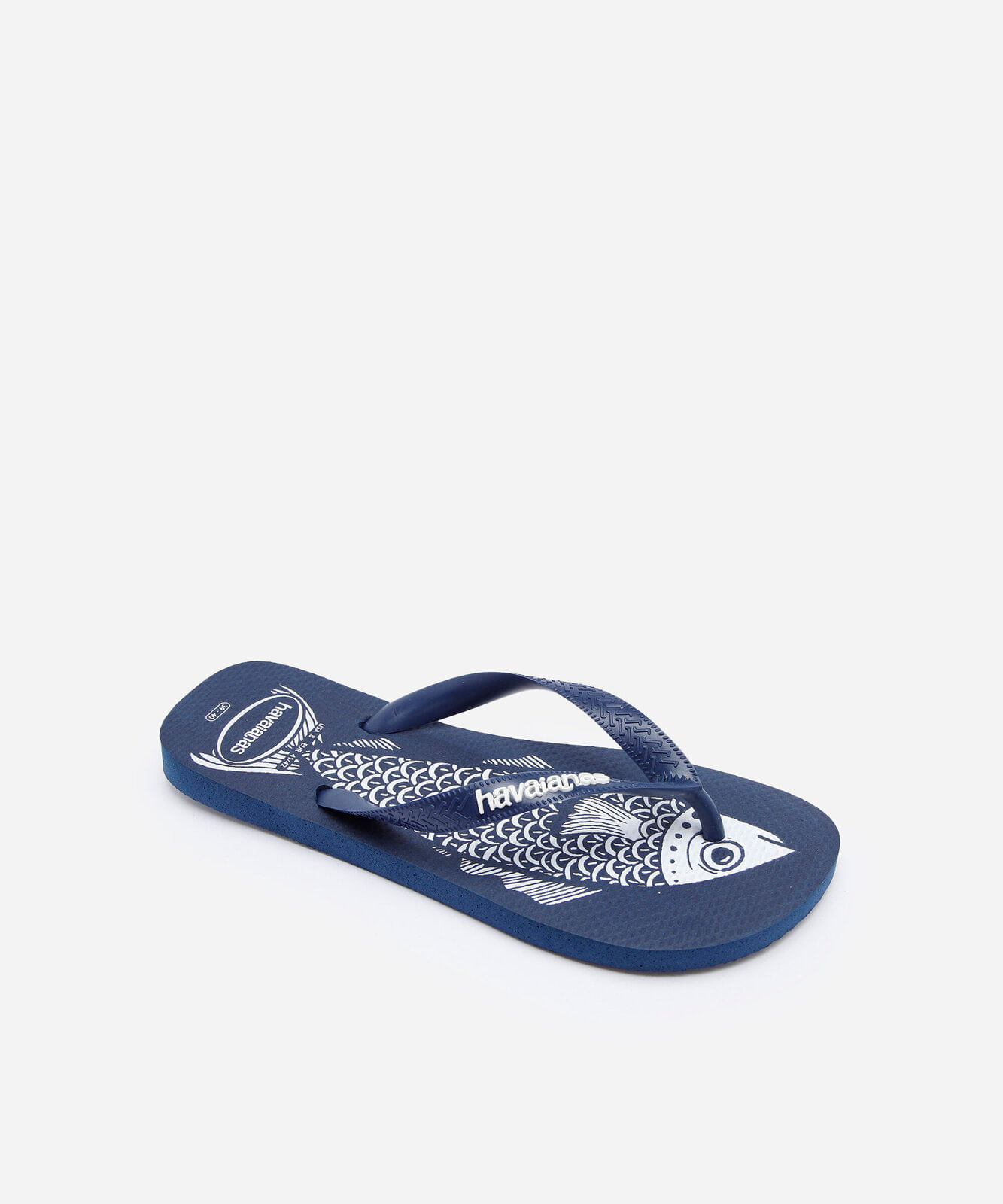 chinelo havaianas top náutica azul