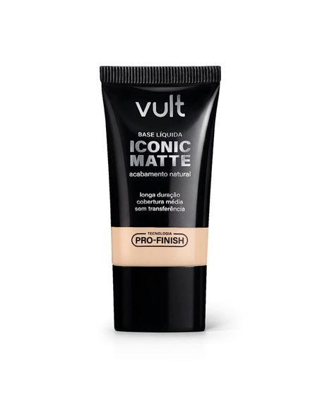 base líquida iconic matte cor 110f vult 26g