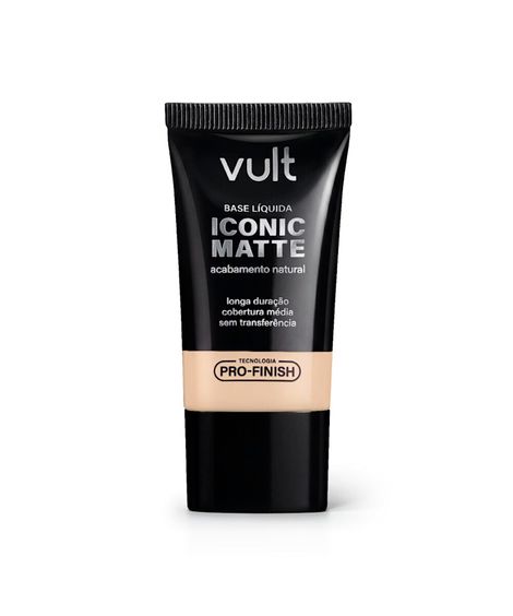 base líquida iconic matte cor 120n vult 26g