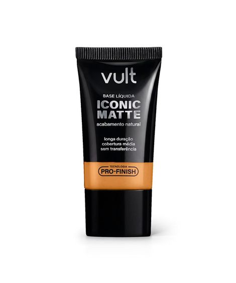 base líquida iconic matte cor 275n vult 26g