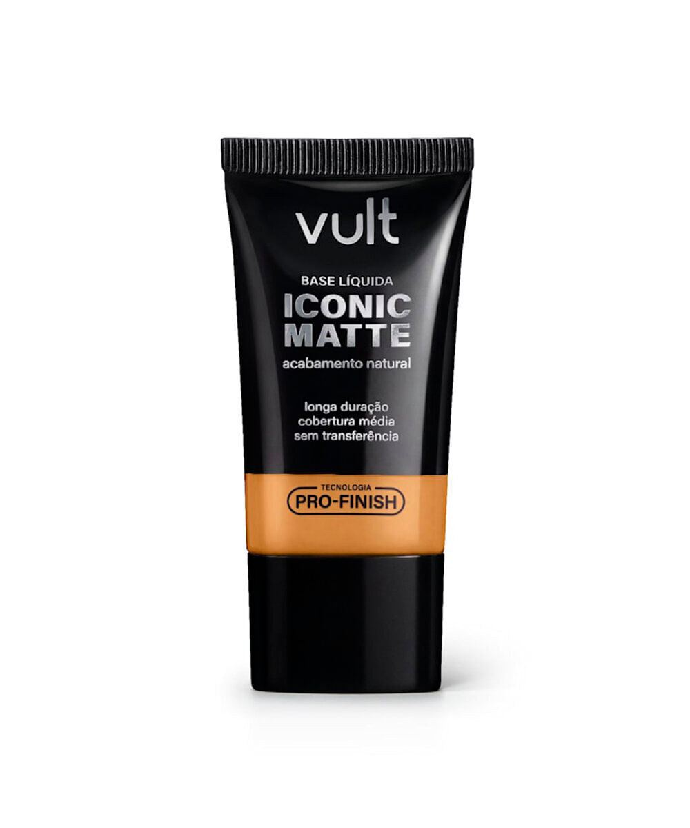 base líquida iconic matte cor 275n vult 26g